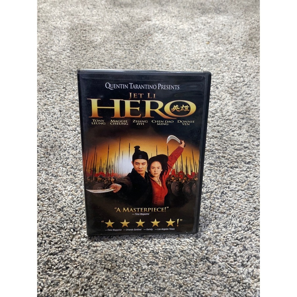 Hero DVD Jet Li Quentin Tarantino Presents Martial Arts Action‎ Widescreen NEW